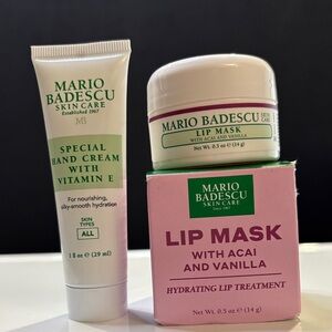 Mario Badescu Lip Mask & Hand Cream Duo